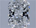 Diamante Natural 0.53 quilates, Radiante , Color D, claridad VS1 y certificado GIA