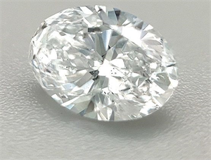 Picture of Natural Diamond 0.90 Carats, Oval with  Cut, D Color, SI2 Clarity and Certified by GIA