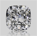 Natural Diamond 0.58 Carats, Cushion with  Cut, F Color, VS1 Clarity and Certified by GIA