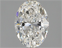 Diamante Natural 0.56 quilates, Ovalado , Color F, claridad VVS1 y certificado GIA
