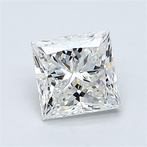 Foto Diamante Natural 1.20 quilates, Princesa , Color H, claridad VS1 y certificado GIA de