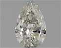 Natural Diamond 0.85 Carats, Pear with  Cut, I Color, SI2 Clarity and Certified by GIA