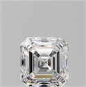 Natural Diamond 1.01 Carats, Asscher with  Cut, E Color, VVS2 Clarity and Certified by GIA