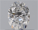 Natural Diamond 0.40 Carats, Oval with  Cut, E Color, SI1 Clarity and Certified by GIA