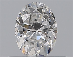 Picture of Natural Diamond 0.40 Carats, Oval with  Cut, E Color, SI1 Clarity and Certified by GIA