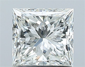Picture of Natural Diamond 1.01 Carats, Princess with  Cut, I Color, VS1 Clarity and Certified by GIA