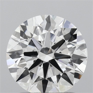 Picture of Lab Grown Diamond 1.41 Carats, Round with Ideal Cut, D Color, VS2 Clarity and Certified by IGI