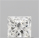 Natural Diamond 0.51 Carats, Princess with  Cut, F Color, VVS2 Clarity and Certified by IGI