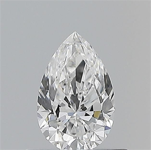 Picture of Natural Diamond 0.50 Carats, Pear with  Cut, D Color, VS1 Clarity and Certified by GIA