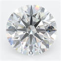 Lab Grown Diamond 2.59 Carats, Round with Ideal Cut, D Color, IF Clarity and Certified by IGI