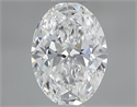 Diamante Natural 0.43 quilates, Ovalado , Color E, claridad VS1 y certificado GIA
