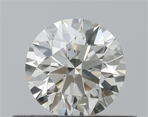 Picture of Natural Diamond 0.40 Carats, Round with Excellent Cut, H Color, SI1 Clarity and Certified by IGI