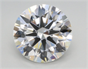 Lab Grown Diamond 3.05 Carats, Round with Excellent Cut, E Color, VVS2 Clarity and Certified by GIA