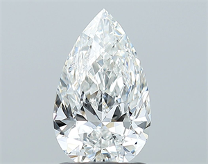 Foto Diamante Natural 1.20 quilates, De pera , Color G, claridad SI2 y certificado GIA de