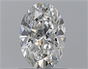 Diamante Natural 0.80 quilates, Ovalado , Color F, claridad SI1 y certificado GIA