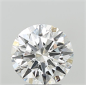 Lab Grown Diamond 3.05 Carats, Round with Ideal Cut, F Color, VVS2 Clarity and Certified by IGI
