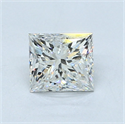 Diamante Natural 0.90 quilates, Princesa , Color G, claridad VVS1 y certificado GIA