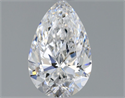Natural Diamond 0.83 Carats, Pear with  Cut, D Color, VVS2 Clarity and Certified by GIA