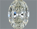 Natural Diamond 0.60 Carats, Oval with  Cut, I Color, VVS1 Clarity and Certified by IGI