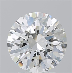 Picture of Natural Diamond 3.01 Carats, Round with Excellent Cut, J Color, SI1 Clarity and Certified by GIA