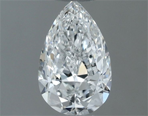 Picture of Natural Diamond 0.50 Carats, Pear with  Cut, E Color, VVS2 Clarity and Certified by GIA