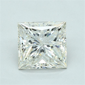 Foto Diamante Natural 3.07 quilates, Princesa , Color J, claridad VVS2 y certificado GIA de