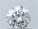 Diamante Natural 0.50 quilates, Redondo , Color D, claridad IF y certificado GIA