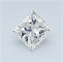 Diamante Natural 0.50 quilates, Princesa , Color J, claridad VS1 y certificado GIA