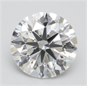 Lab Grown Diamond 2.51 Carats, Round with Ideal Cut, G Color, VS1 Clarity and Certified by IGI