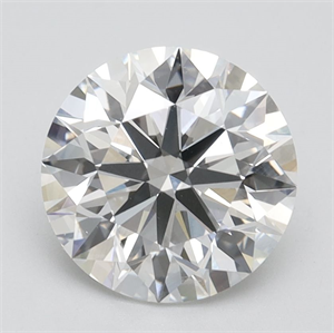Picture of Lab Grown Diamond 2.51 Carats, Round with Ideal Cut, G Color, VS1 Clarity and Certified by IGI