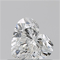 Natural Diamond 0.52 Carats, Heart with  Cut, G Color, SI1 Clarity and Certified by GIA
