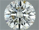 Natural Diamond 0.50 Carats, Round with Excellent Cut, J Color, VVS1 Clarity and Certified by IGI