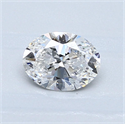Natural Diamond 0.71 Carats, Oval with  Cut, E Color, VS2 Clarity and Certified by GIA