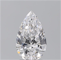 Natural Diamond 2.02 Carats, Pear with  Cut, D Color, IF Clarity and Certified by GIA