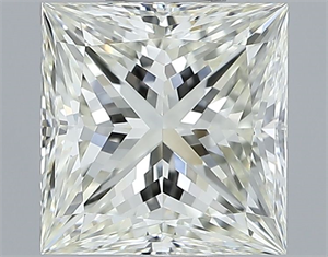 Picture of Natural Diamond 1.51 Carats, Princess with  Cut, K Color, VVS1 Clarity and Certified by IGI