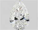 Diamante Natural 0.90 quilates, De pera , Color D, claridad VVS2 y certificado GIA