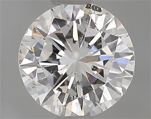 Foto Diamante Natural 0.53 quilates, Redondo , Color E, claridad SI2 y certificado IGI de