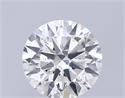 Natural Diamond 1.52 Carats, Round with Excellent Cut, H Color, I1 Clarity and Certified by IGI