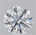Natural Diamond 2.39 Carats, Round with Excellent Cut, D Color, VS2 Clarity and Certified by GIA