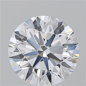 Picture of Natural Diamond 2.39 Carats, Round with Excellent Cut, D Color, VS2 Clarity and Certified by GIA
