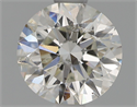 Natural Diamond 0.90 Carats, Round with Excellent Cut, I Color, I1 Clarity and Certified by GIA