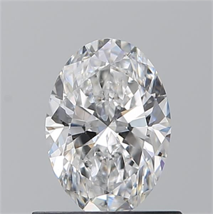 Picture of Natural Diamond 0.73 Carats, Oval with  Cut, E Color, SI1 Clarity and Certified by GIA
