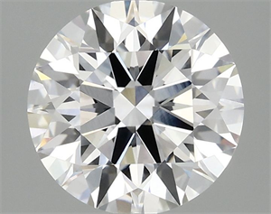 Picture of Lab Grown Diamond 2.09 Carats, Round with Ideal Cut, D Color, VVS2 Clarity and Certified by IGI
