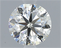 Diamante Natural 0.90 quilates, Redondo , Color J, claridad VS1 y certificado GIA