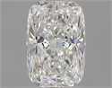 Natural Diamond 0.73 Carats, Cushion with  Cut, F Color, SI1 Clarity and Certified by GIA