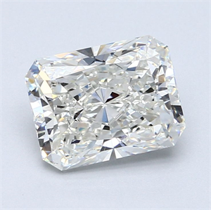 Foto Diamante Natural 2.46 quilates, Radiante , Color H, claridad SI1 y certificado GIA de