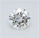 Diamante Natural 0.40 quilates, Redondo , Color K, claridad VVS2 y certificado GIA