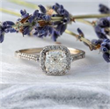 Natural Diamond 1.72 Carats, Cushion with  Cut, K Color, SI2 Clarity and Certified by GIA