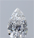Natural Diamond 0.33 Carats, Pear with  Cut, E Color, VVS2 Clarity and Certified by GIA