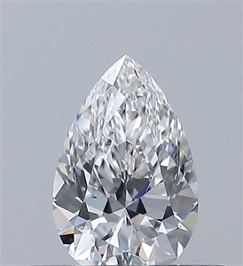 Picture of Natural Diamond 0.33 Carats, Pear with  Cut, E Color, VVS2 Clarity and Certified by GIA